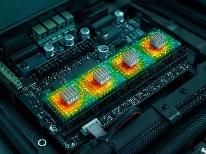 Drivers de motor com dissipador — análise térmica